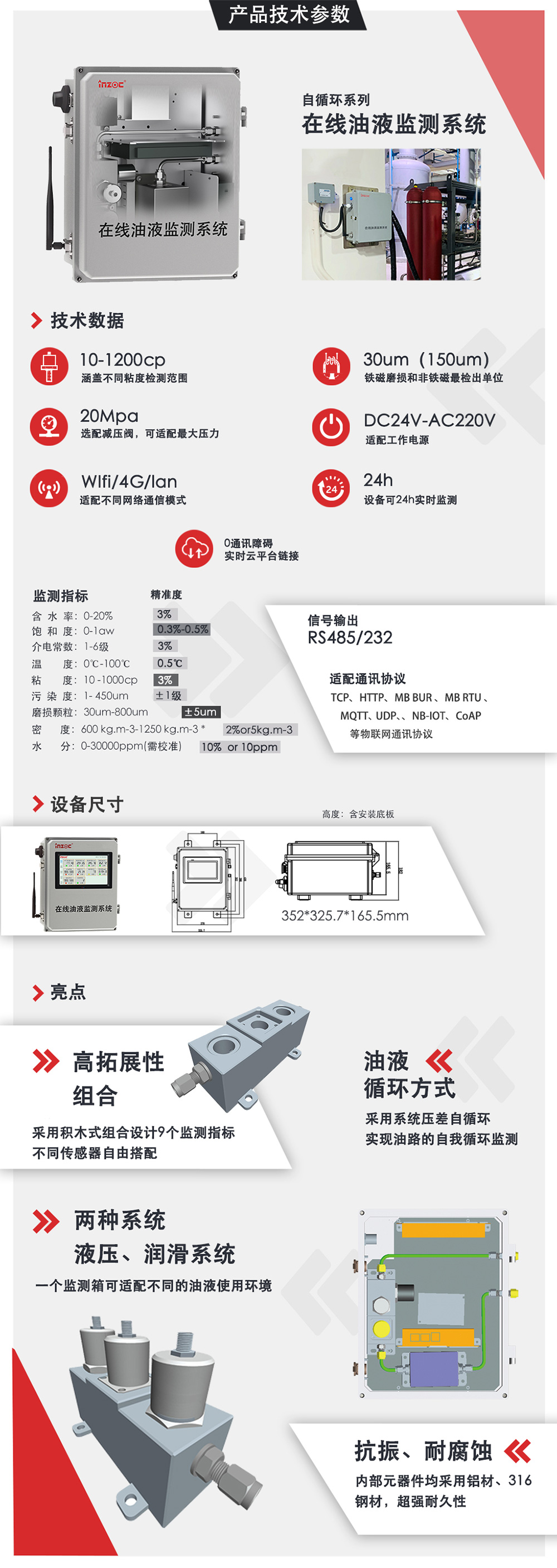 自循環式在線油品監測係統