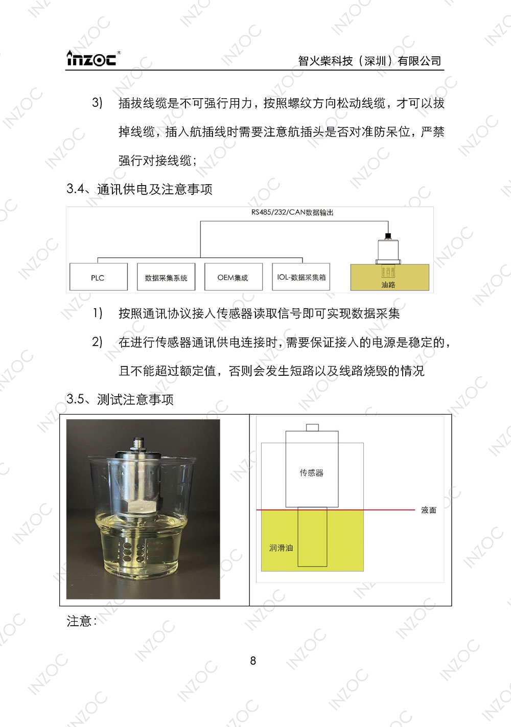 七合一多參量油液傳(chuan) 感器IFV-7