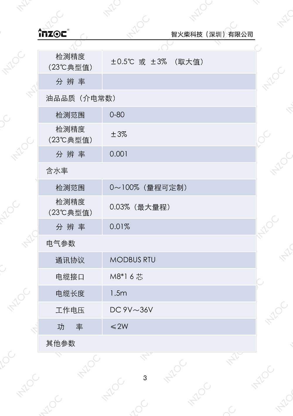 IFV-3/4/5係列粘度多參量油液傳(chuan) 感器使用說明書(shu) 
