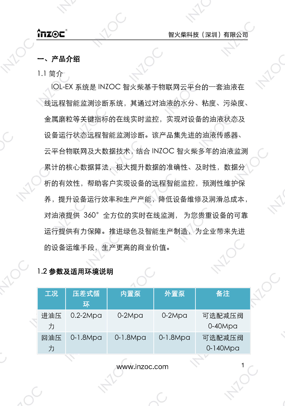 IOL-EX防爆型油液在線監測係統說明書(shu) 