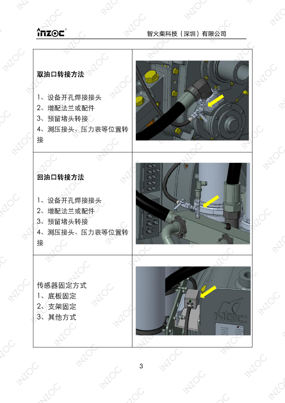 ISL-B旁路多功能油液傳(chuan) 感器使用說明書(shu) 