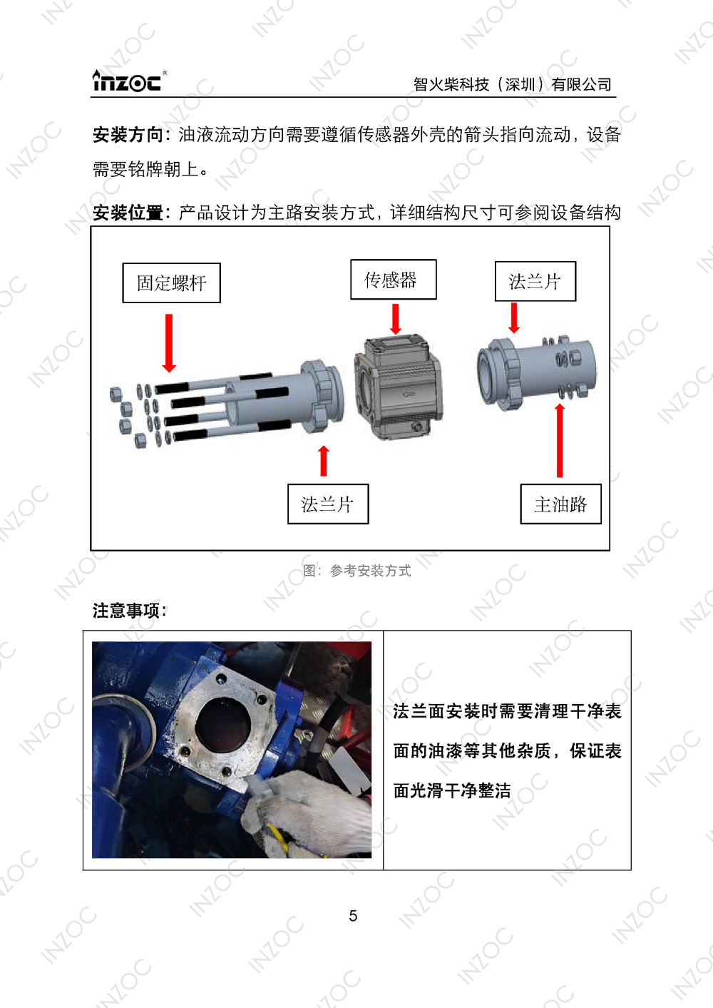 ISL-Z主路多功能油液傳(chuan) 感器使用說明書(shu) 