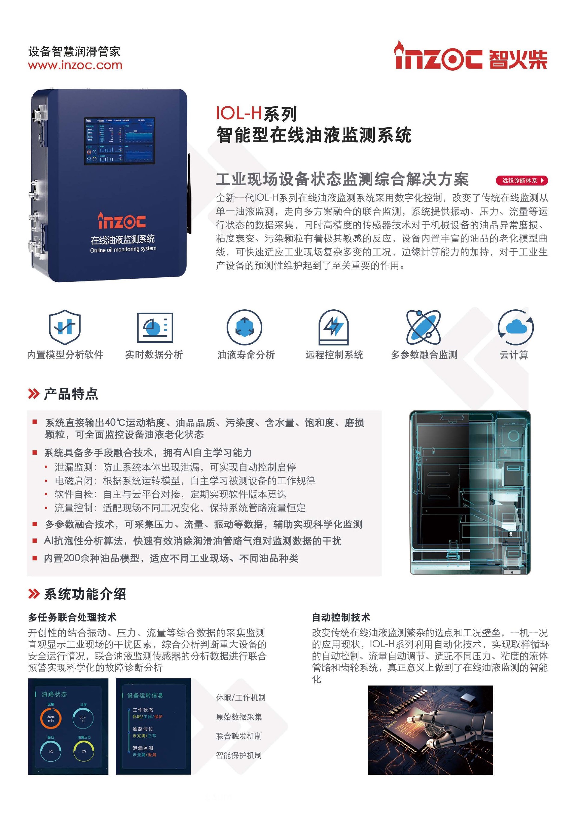 IOL-H2油液智能在線監測係統